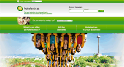 Desktop Screenshot of hotelextras.com